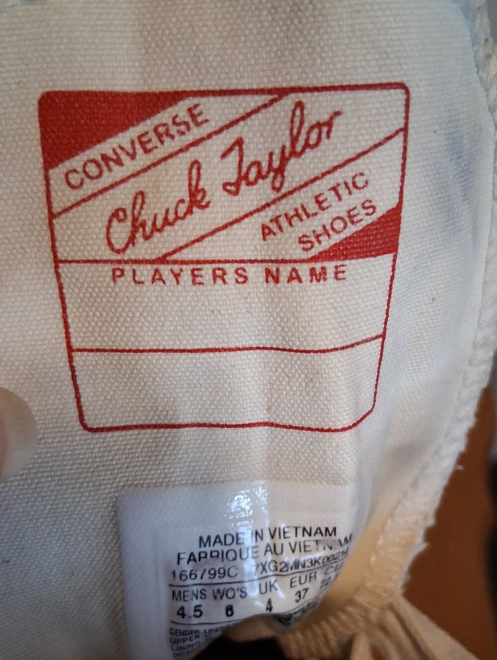 Platform High-Top Converse All Star Canvas Sneakers in Cream Sz 6
